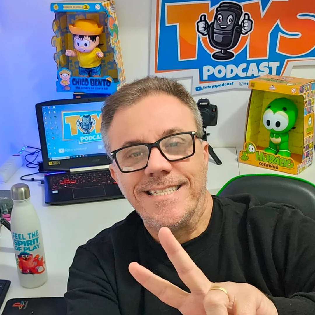 Ambiente de trabalho do Toys PodCast